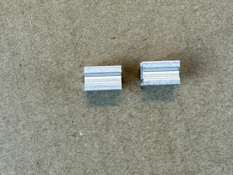 2 New TO-92 Heat Sinks for Transistors Aluminum 10mm x 8.3mm x 6.75mm (Qty) gallery
