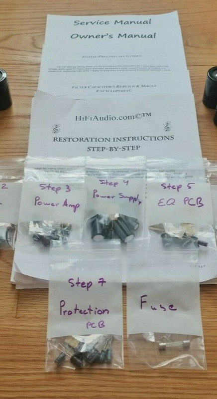 Pioneer SX-838 capacitor rebuild restoration recap service kit repair