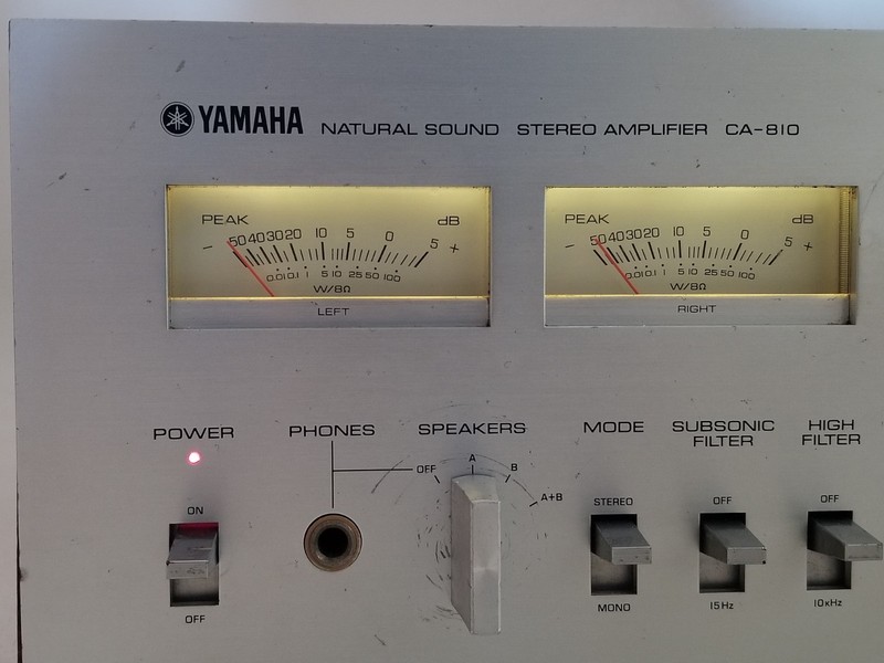 Vintage Yamaha CA-810 Natural Sound Integrated Amplifier TESTED WORKS READ DESCR gallery