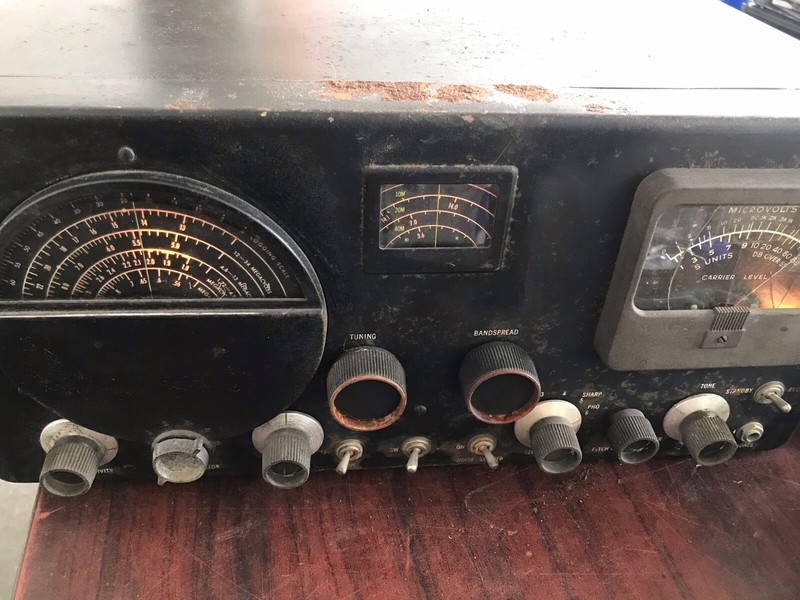 VINTAGE RARE Hallicrafters S-76 Receiver POWERING ON / PLEASE READ/