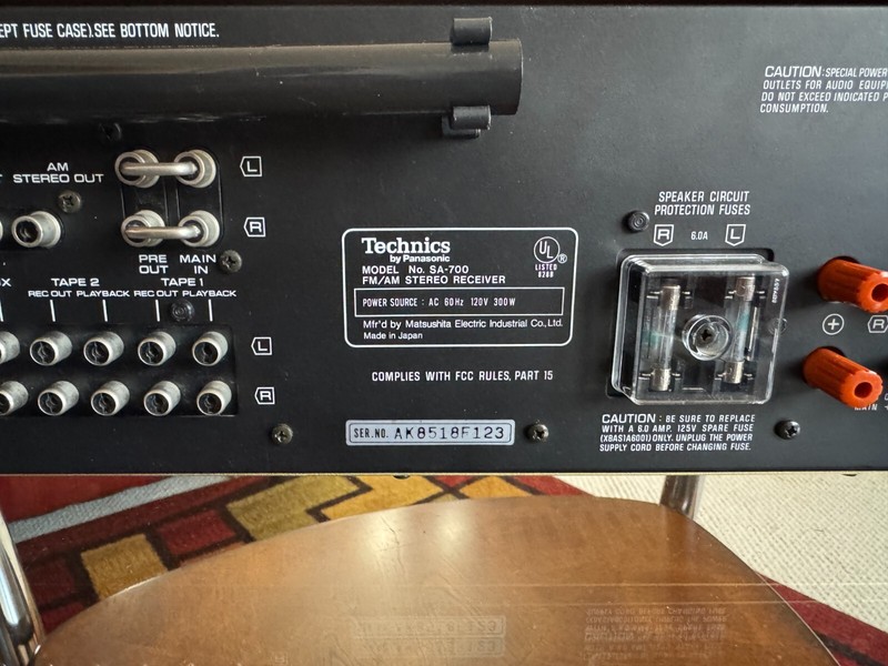 vintage stereo receiver technics sa-700 gallery