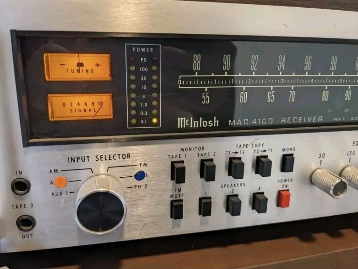 VinTagE McIntosh MAC 4100 Stereo RECEIVER in Original BOX! gallery
