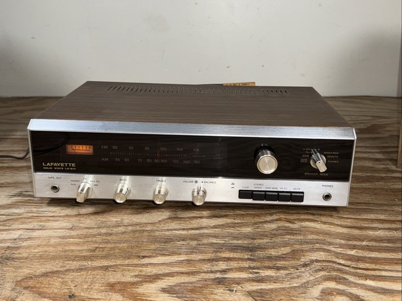 Lafayette LR-810 Solid State Stereo Receiver AM/FM Tuner (RARE, Vintage, WORKS)