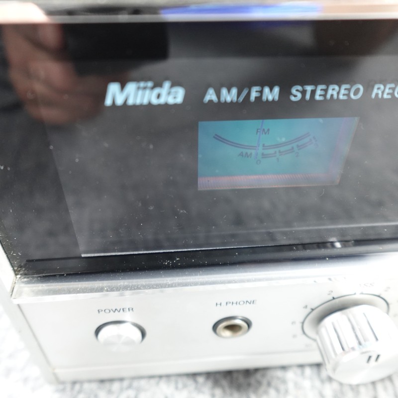 Miida Electronics 3120 Stereo Receiver AM FM Radio Vintage Japan Parts Read gallery