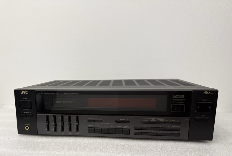 JVC RX-403 Stereo Receiver Vintage FM/AM Tested Working Great Sound