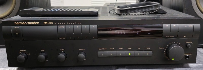 Harman Kardon HK3400 Stereo Receiver w/ PHONO MADE IN JAPAN