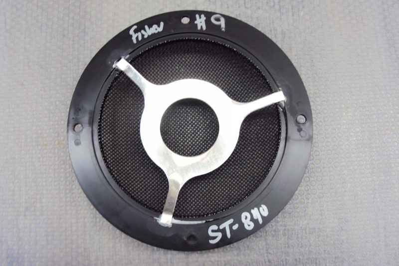 Fisher STV-840 Original INNER Black Midrange Trim Piece. Tested. gallery