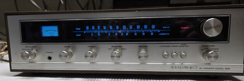 PIONEER Model 300 Stereo Receiver “Sound Project” – tested