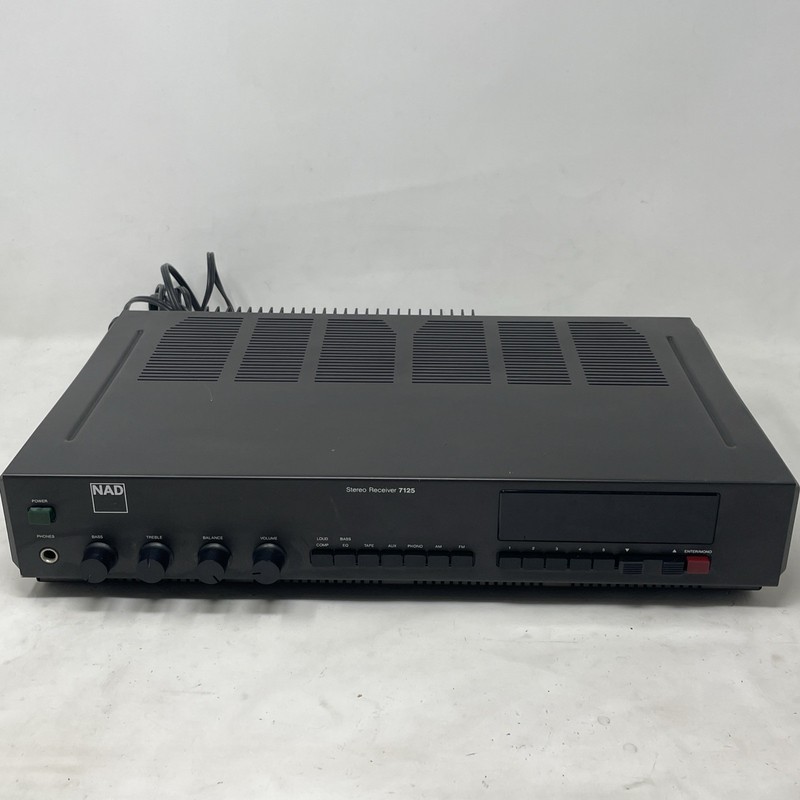 Vintage NAD Model 7125 AM/FM Phono Stereo AUX Receiver WORKS GREAT