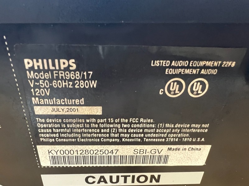 Vintage Philips FR 968 Receiver gallery