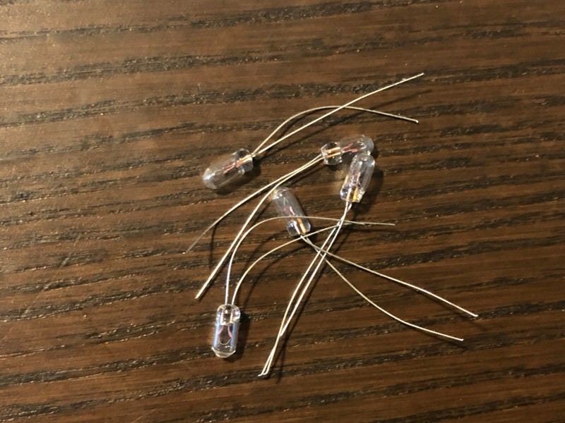 5 New Grain-of-Wheat Bulbs 6.3v 70mA Lamps Vintage Sansui Receiver Lights 3MM 6v