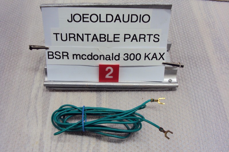 BSR McDonald Turntable Model 300 KAX Ground Wire. Tested Parting Out 300 KAX