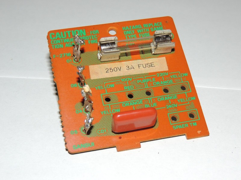 Sansui G-3000 Voltage Selector Circuit Board F-2716