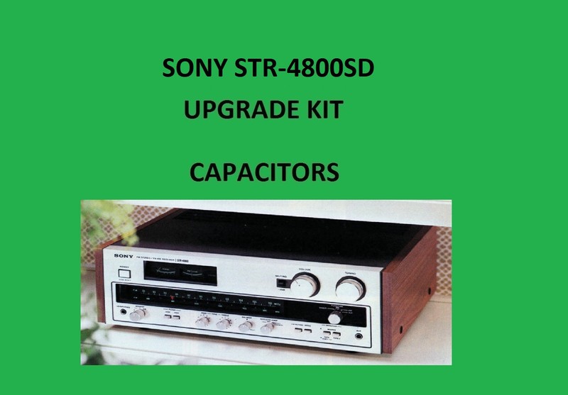 Stereo Receiver SONY STR-4800SD Repair KIT - all capacitors