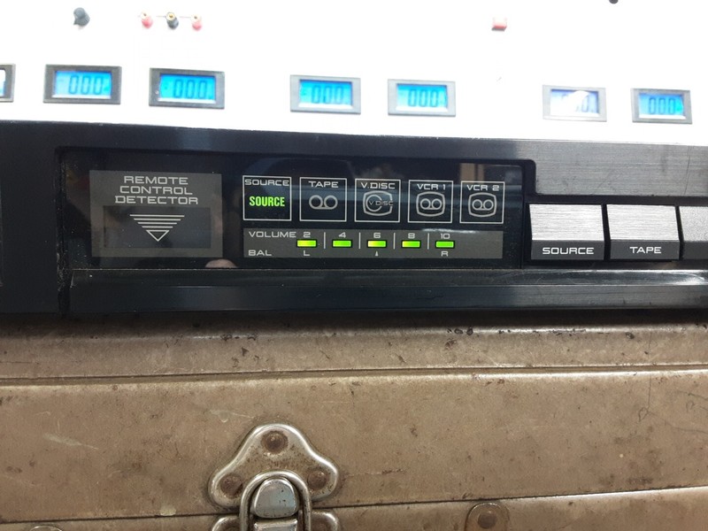 AKAI Model AS-P202 Remote Control Center Signal Processor 1986 Vintage gallery