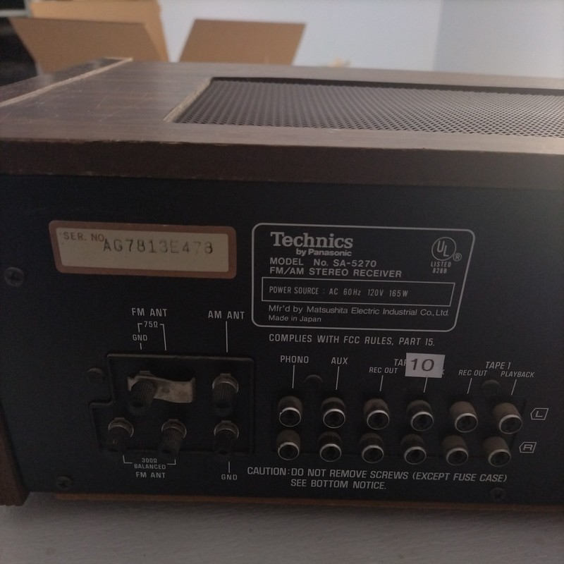 Vintage Technics SA-5270 Stereo Receiver gallery