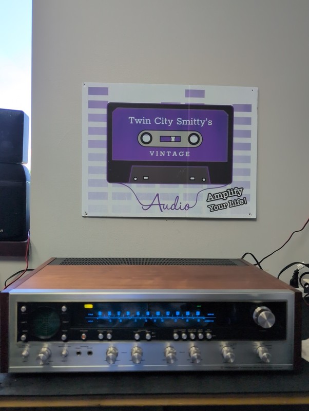 PIONEER QX747 QUADRAPHONIC RECEIVER Tested Power’s On