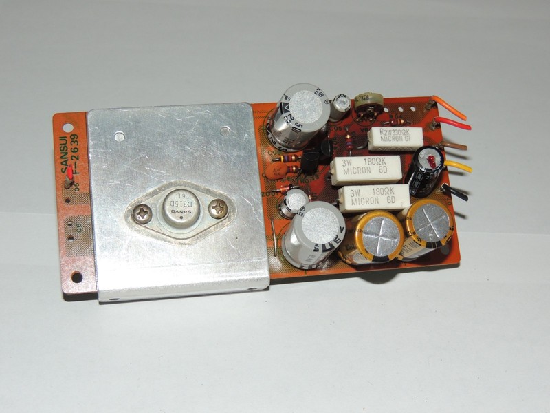 Sansui QRX-9001 Pre-Power Supply Circuit Assembly F-2639 - 7502061