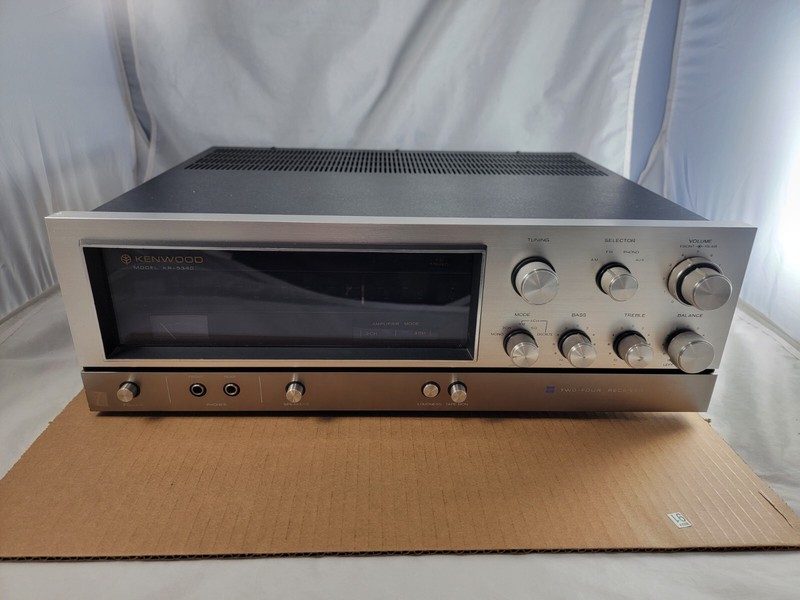 Vintage Kenwood KR5340 Four Channel Receiver Stereo Amplifier Tuner For Parts