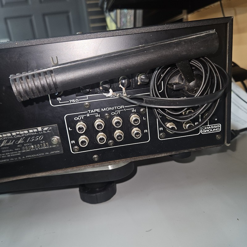 Marantz 1550 Vintage AM/FM HiFi Silver Face Stereo Receiver TESTED gallery