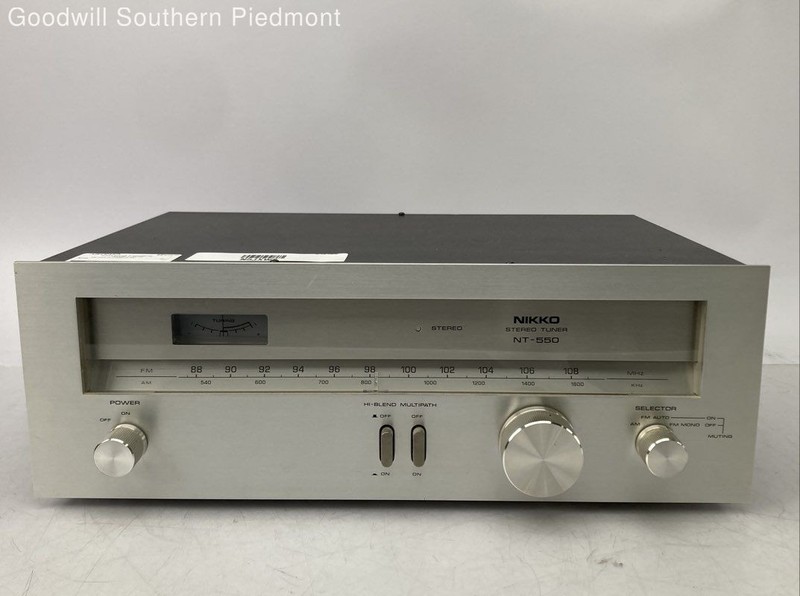 NIKKO NT-850 AM/FM Stereo Tuner - Tested