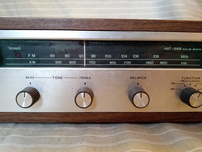 Vintage Sony model HST-388 AM FM Radio Stereo Receiver with 8 Track Working! gallery