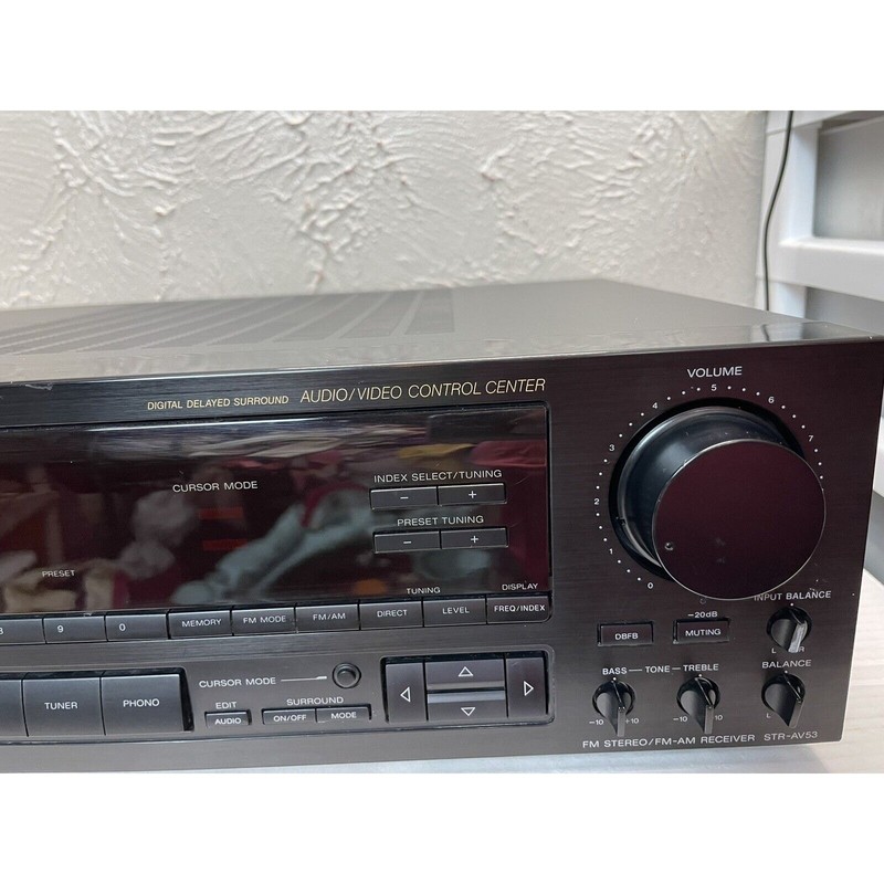 Sony STR-AV53 190W Stereo Receiver AM/FM **No Remote** gallery