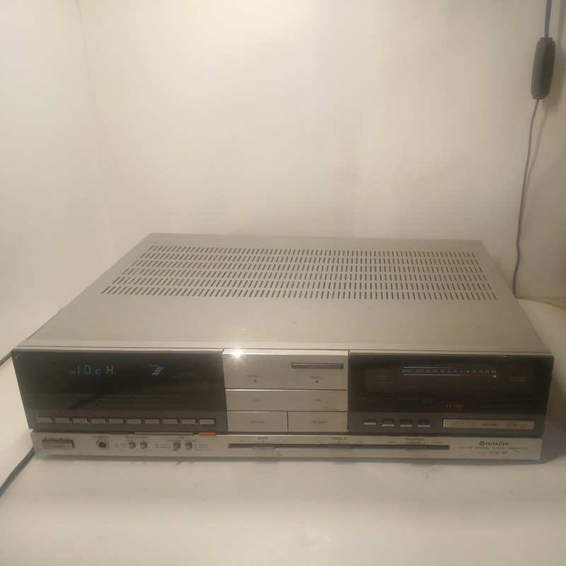 Vintage 1970’s Hitachi AM FM Stereo Tuner Amplifier HTA-6F TESTED READ DESCRIPT