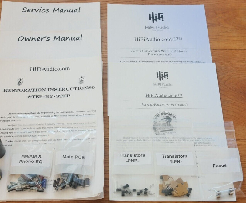 Technics SA-200 rebuild restoration recap service capacitor kit repair
