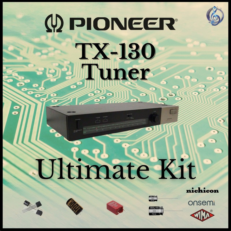 Pioneer TX-130 Tuner Ultimate Upgrade Kit Genuine Parts Restoration