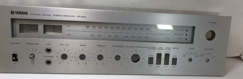 YAMAHA CR-800 Receiver FACEPLATE FAIR CONDITION