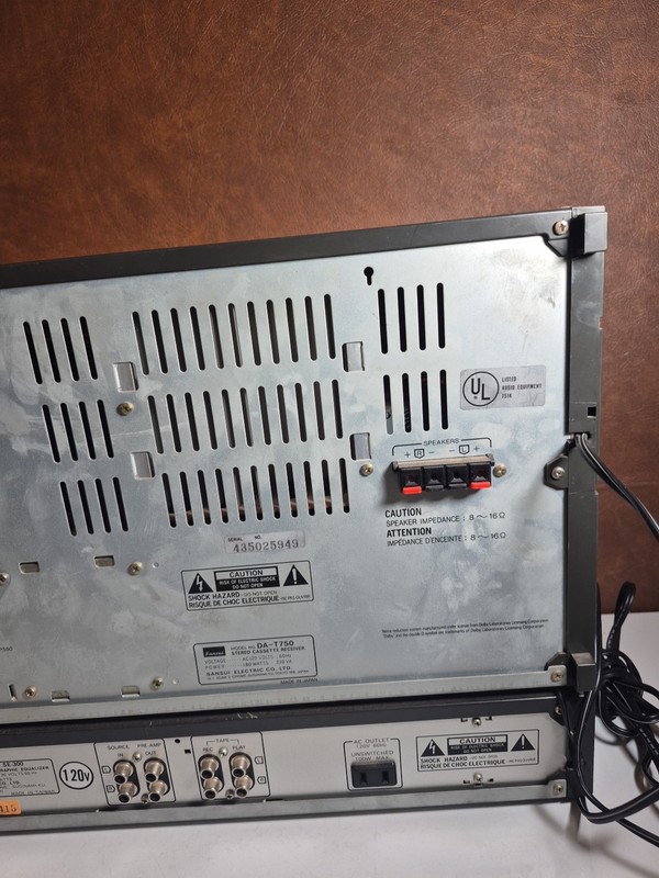 Sansui DA-T750 SE-300 LOT POWERS ON UNTESTED gallery