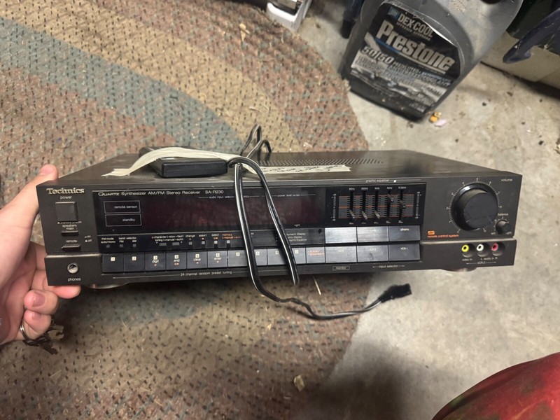 Technics SA-R230 AM/FM Stereo Receiver (1988-90), Great working Condition
