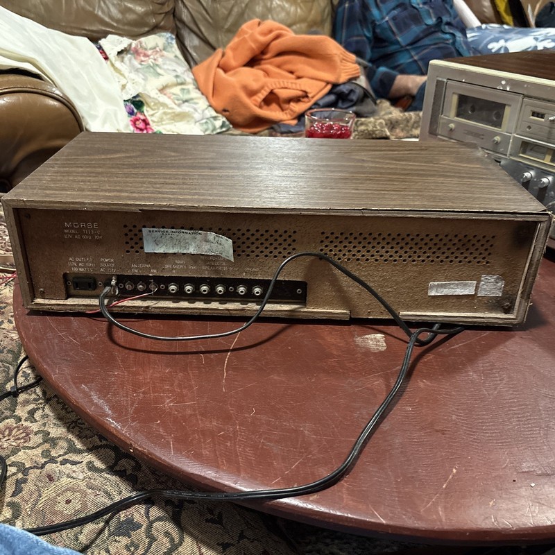 MORSE T113-C Stereo 8-Track tape player AM, FM & phono 🔥Tested=Good🔥Vintage gallery