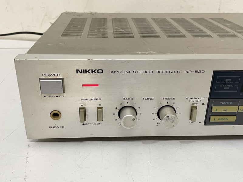 Vintage 1980's Nikko NR-520 ~ Digital Quartz AM/FM Stereo Receiver *****READ gallery