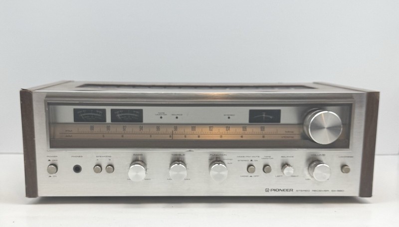 Pioneer SX-580 Stereo Receiver Phono input, Aux Tape Tested Works Read Details gallery