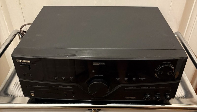 Fisher RS-929 Home Stereo Receiver Amplifier 230W Sound Stage Working No Remote