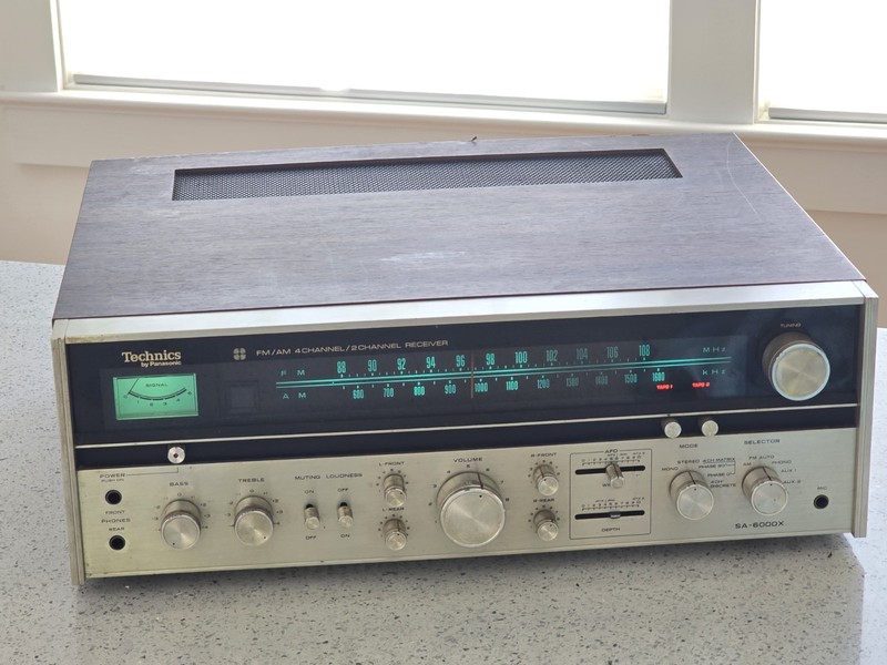 TECHNICS SA-6000X HiFi STEREO QUAD RECEIVER | Vintage SA6000X | Parts /Repair
