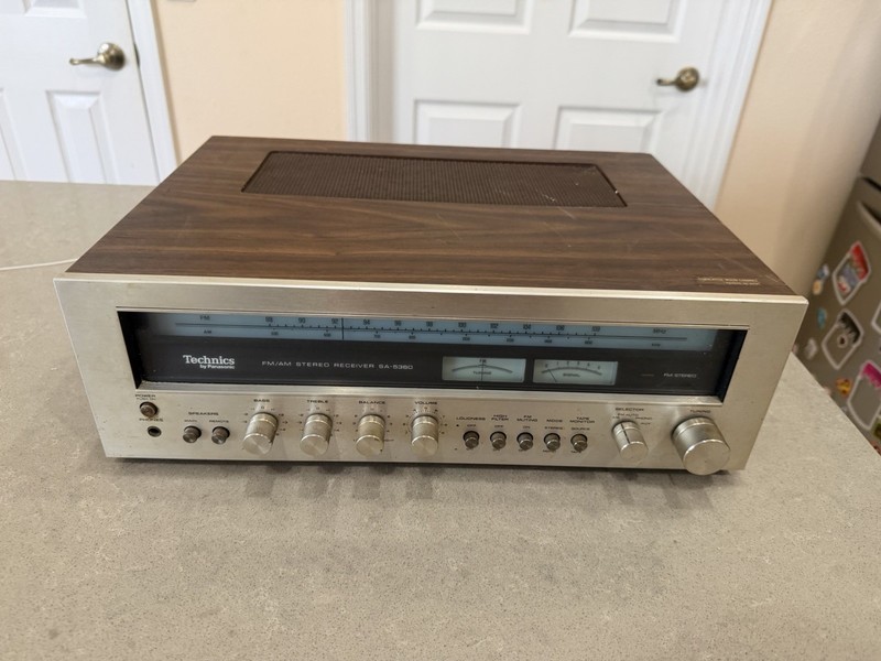 Technics By Panasonic SA-5360 FM/AM Stereo Receiver For Parts