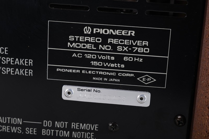 Pioneer SX-780 Vintage Stereo Receiver - Great Condition gallery
