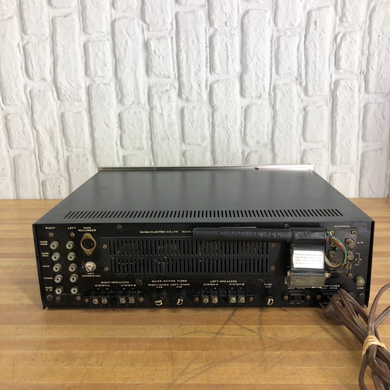 Vintage Sansui 2000 Receiver Stereo Tuner Amplifier Working (Missing Vol Knob) gallery