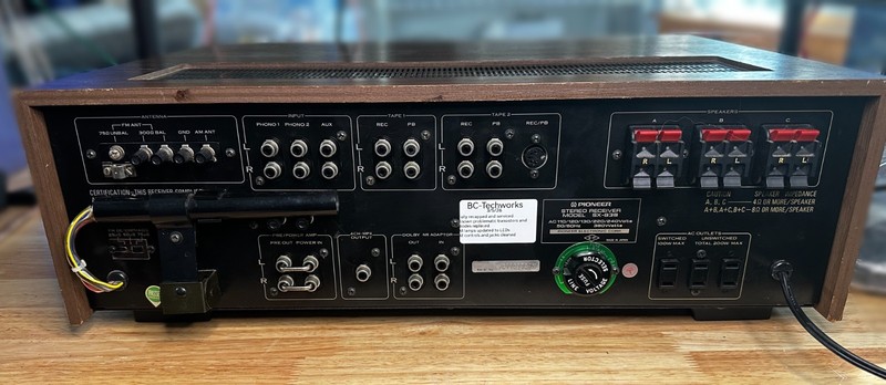 Pioneer SX-838 AM/FM 50 WPC Stereo Receiver With Full Restoration Kit Installed gallery