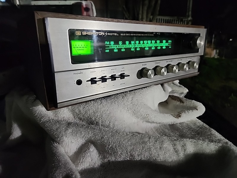 Vintage Sheraton 70-0035A Stereo Receiver by Rotel - SERVICED - Rare Sleeper gallery