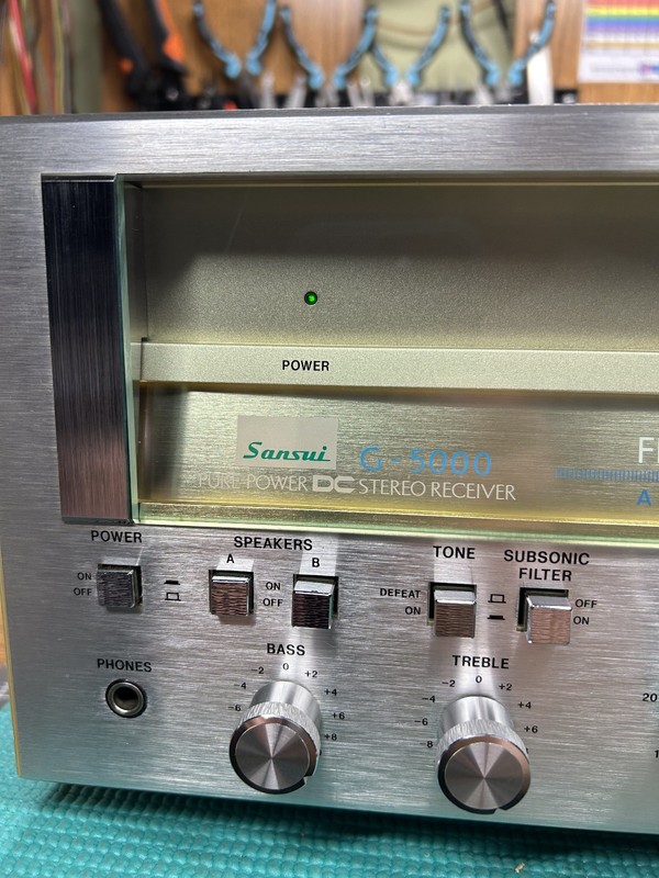 Sansui G-5000 Vintage Receiver - Master-Level 188-Part Restoration - Beautiful!! gallery