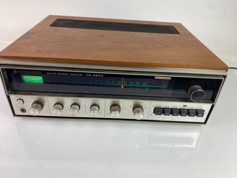 Vintage Kenwood KR-4200 19W AM/FM Stereo Receiver, 1973, Working