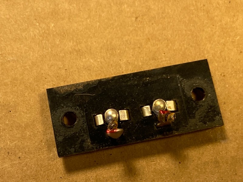 Speaker Terminal Set from Kenwood KW-50 Tube Receiver Parts (Qty Available) gallery