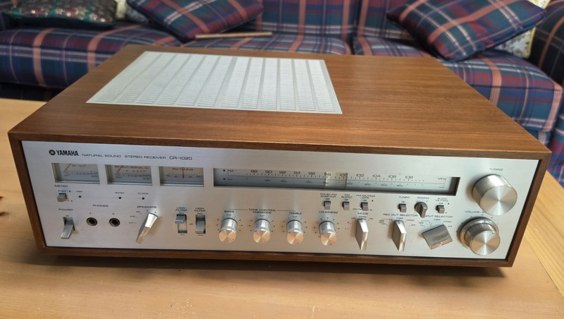Vintage Yamaha CR-1020 AM/FM Natural Sound Stereo Receiver Very Clean Unit Nice gallery