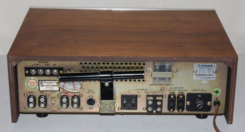 Vintage Pioneer SX-440 AM/FM Stereo Receiver 1969-71 working vg gallery