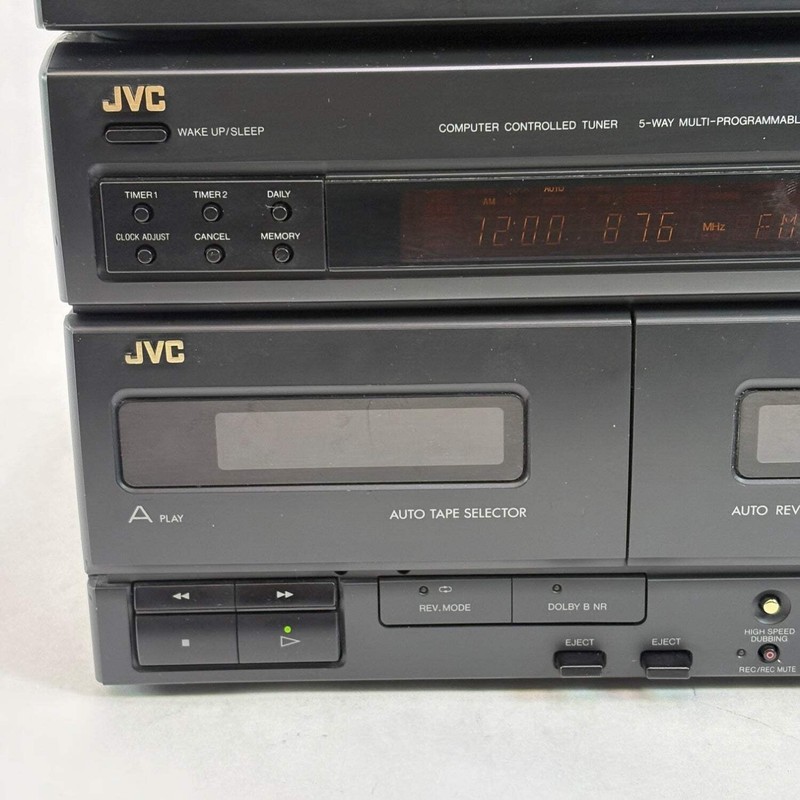 Broken JVC CA-MX44BK CD Dual Cassette Tuner Cd Player Does Not Read Disc gallery