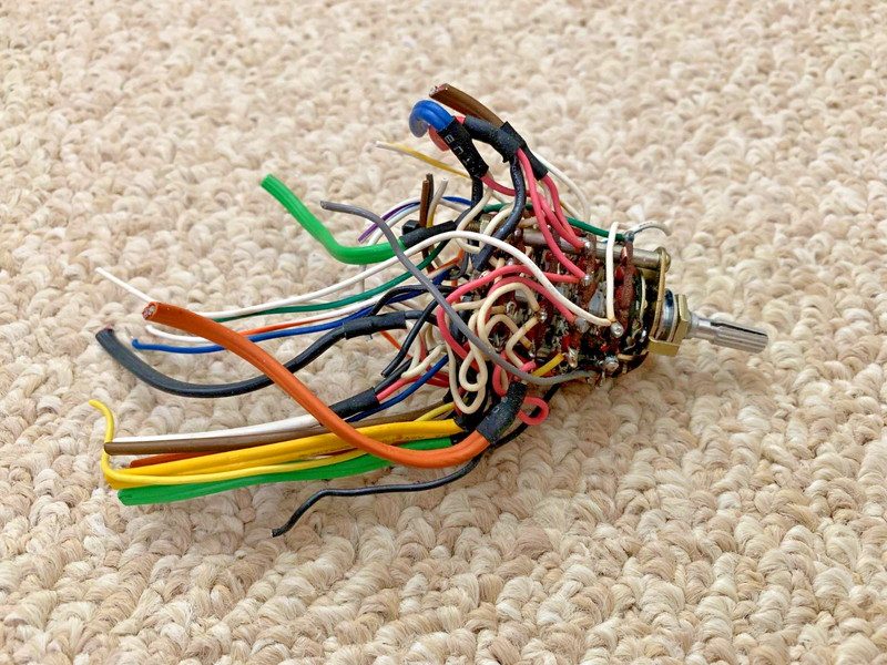 Marantz 2325 Receiver selector switch REMOVED FROM WORKING MODEL